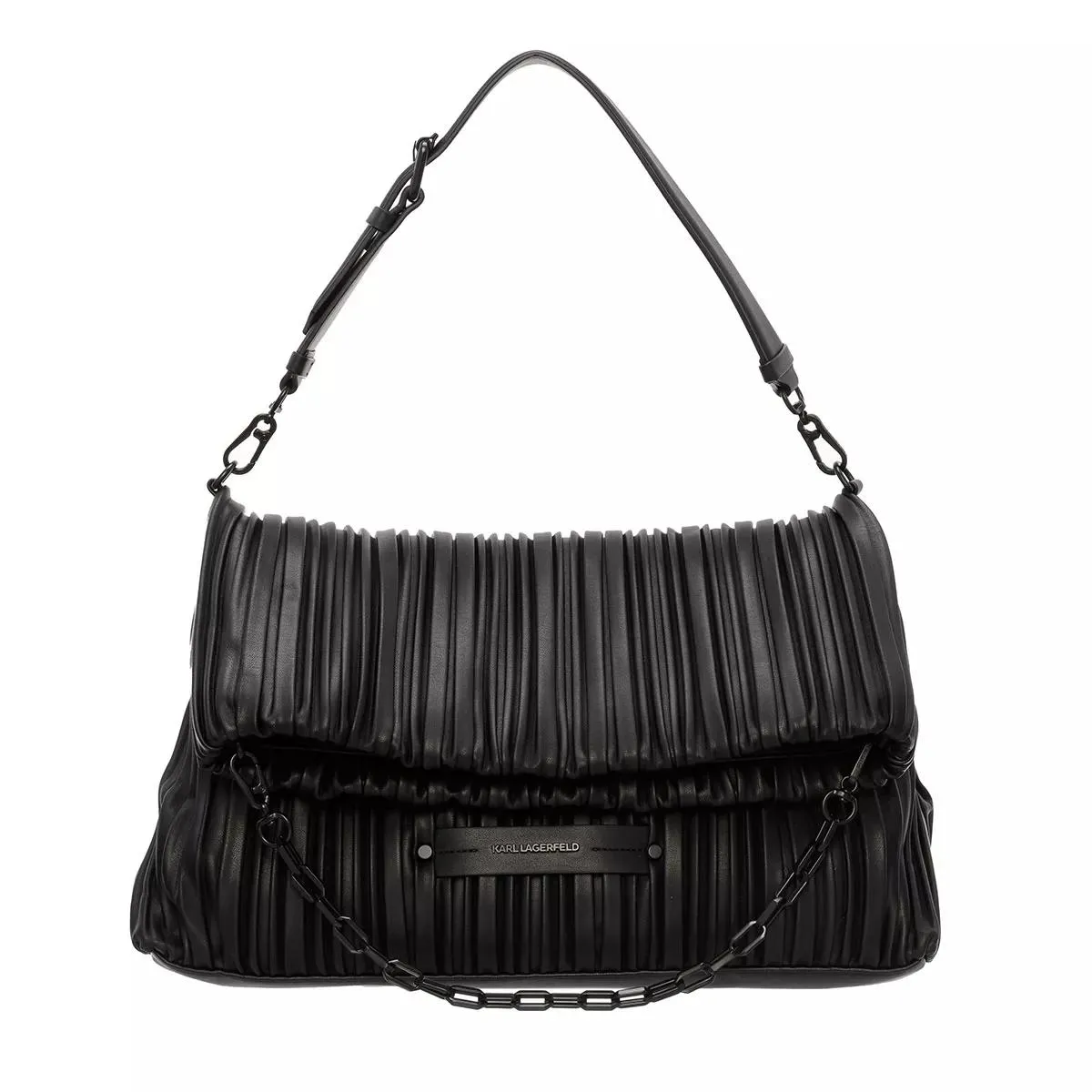   Karl Lagerfeld  K/Kushion Folded Tote A999 Black  Tote 